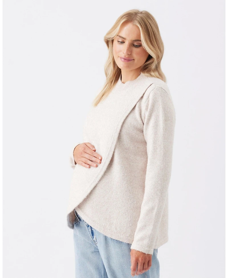 Ripe Maternity Addison Nursing Knit Jumper - Soft and Versatile Wear