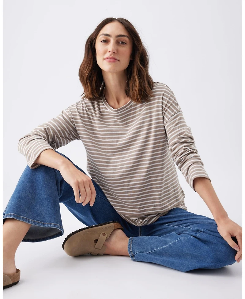 Ripe Maternity Kyle True Blue Wide Leg Jeans