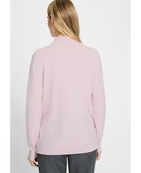 Olsen Solid Mock Neck Sweater