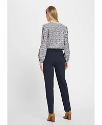 Olsen Lisa Fit Straight Leg Pull-On Pant