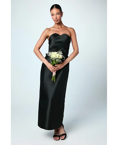 Coast Women's Bandeau Twill Bow Back Bridesmaids Dress