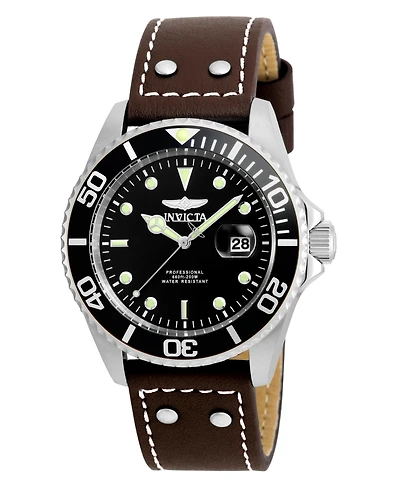 Invicta Men's 22069 Pro Diver Quartz 3 Hand Black Dial Watch