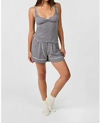 Sleep Lettuce Edge Tank Boxer Short Pajama Set