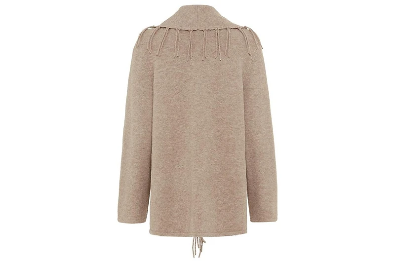 Olsen Women's Fringe Trim Cardigan