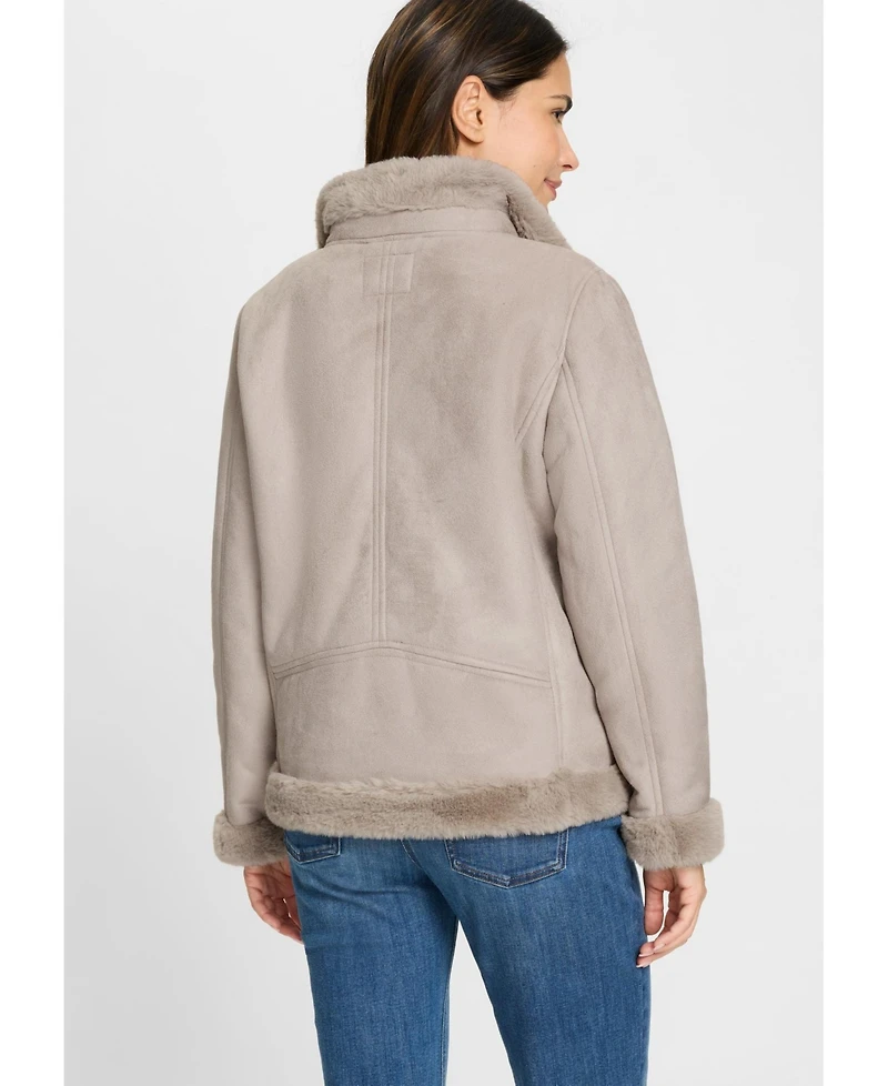 Olsen Women's Faux Shearling Jacket