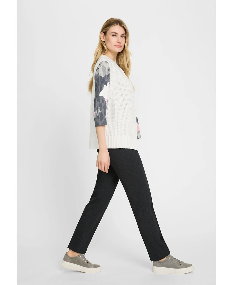 Olsen Cotton Blend Sweater Vest