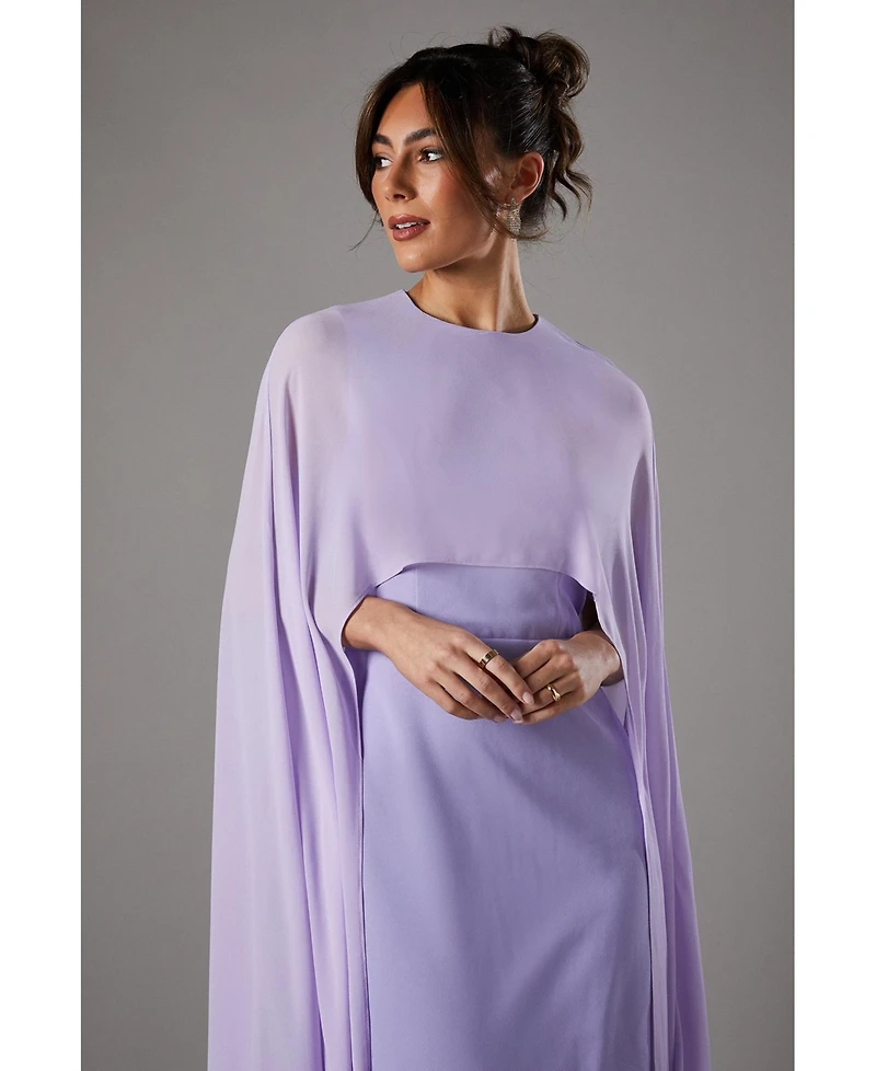 Coast Women's Cape Sleeve Maxi Dress