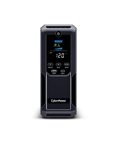 CyberPower BRG1500AVRLCD2 1500VA/900W Intelligent LCD Mini-Tower Ups with Remote Management, Nema 5-15P