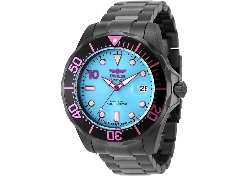 Invicta Men's 48706 Pro Diver Automatic 3 Hand Blue, Aqua Dial Watch