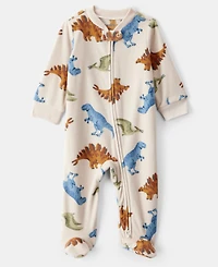 Carter's Baby Girls 2-Way Zip Sleep and Play Coverall
