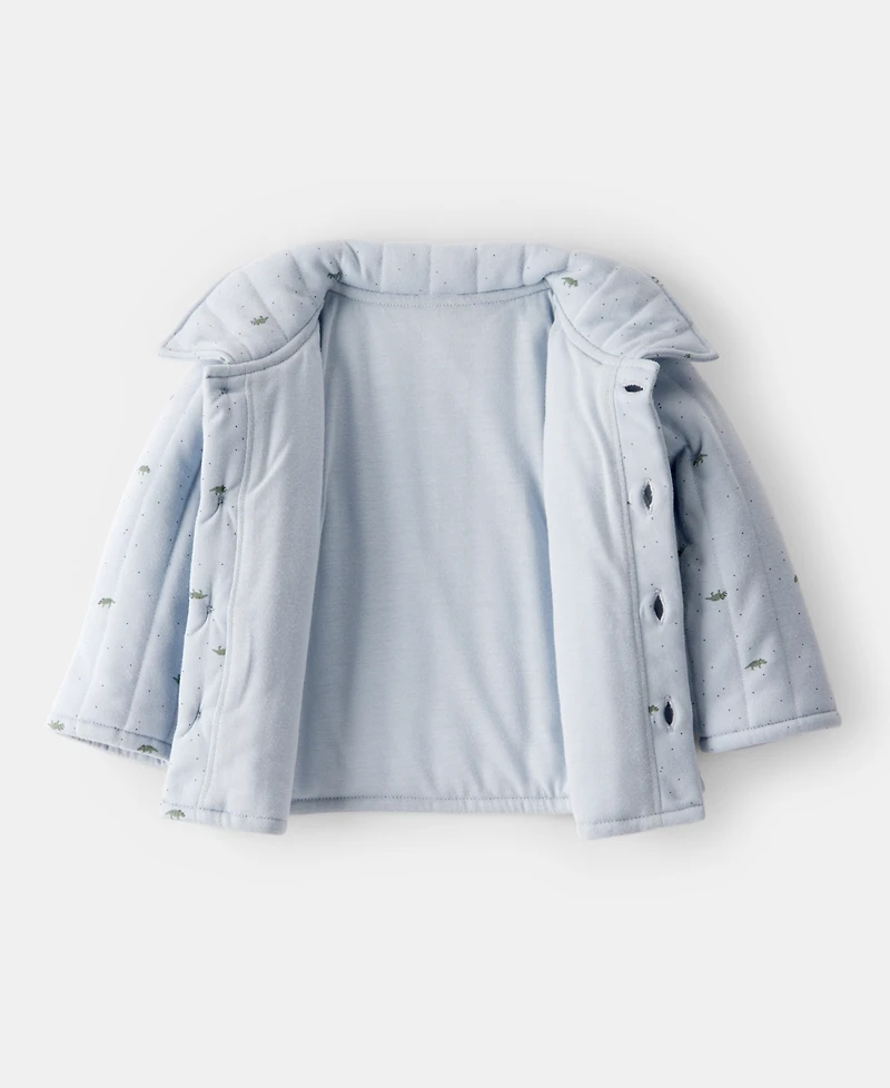 Carter's Baby Boys Dinosaur Quilted Cardigan