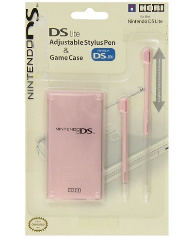 Hori Ds Lite Adjustable Stylus Pen & Game Case Hori- Colors varies