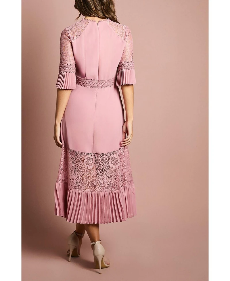Coast Women's Lace Insert Midi Dress