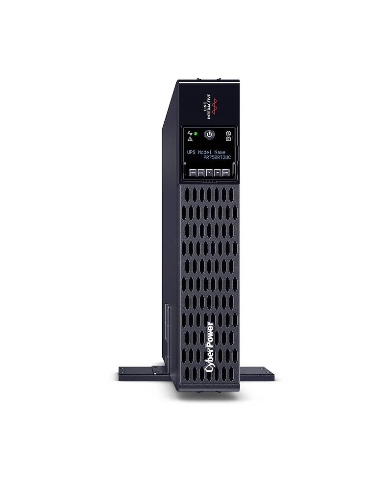 CyberPower PR750RT2UC 750VA/750W Smart App Sinewave Rack/Tower Ups, Black