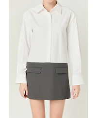 endless rose Women's Shirt Mini Dress
