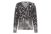Olsen Women's Leopard Pullover