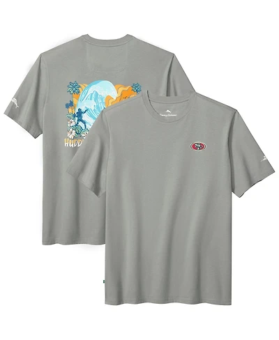 Tommy Bahama Men's Gray San Francisco 49ers Huddle Hang Tens T-Shirt