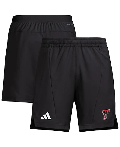 Adidas Men's Black Texas Tech Red Raiders Program Woven Training Shorts