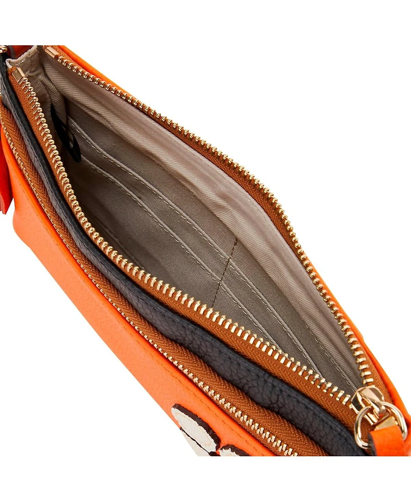 Dooney & Bourke Clemson Tigers Infield Double-Zip Wristlet