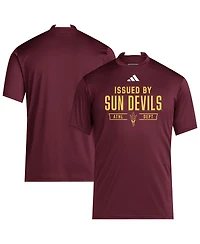 Adidas Men's Maroon Arizona State Sun Devils 2025 Training Performance Team T-Shirt