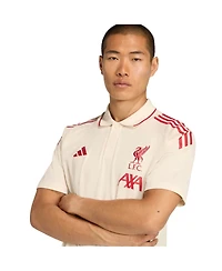 Adidas Men's Cream Liverpool 2025/26 Training Polo