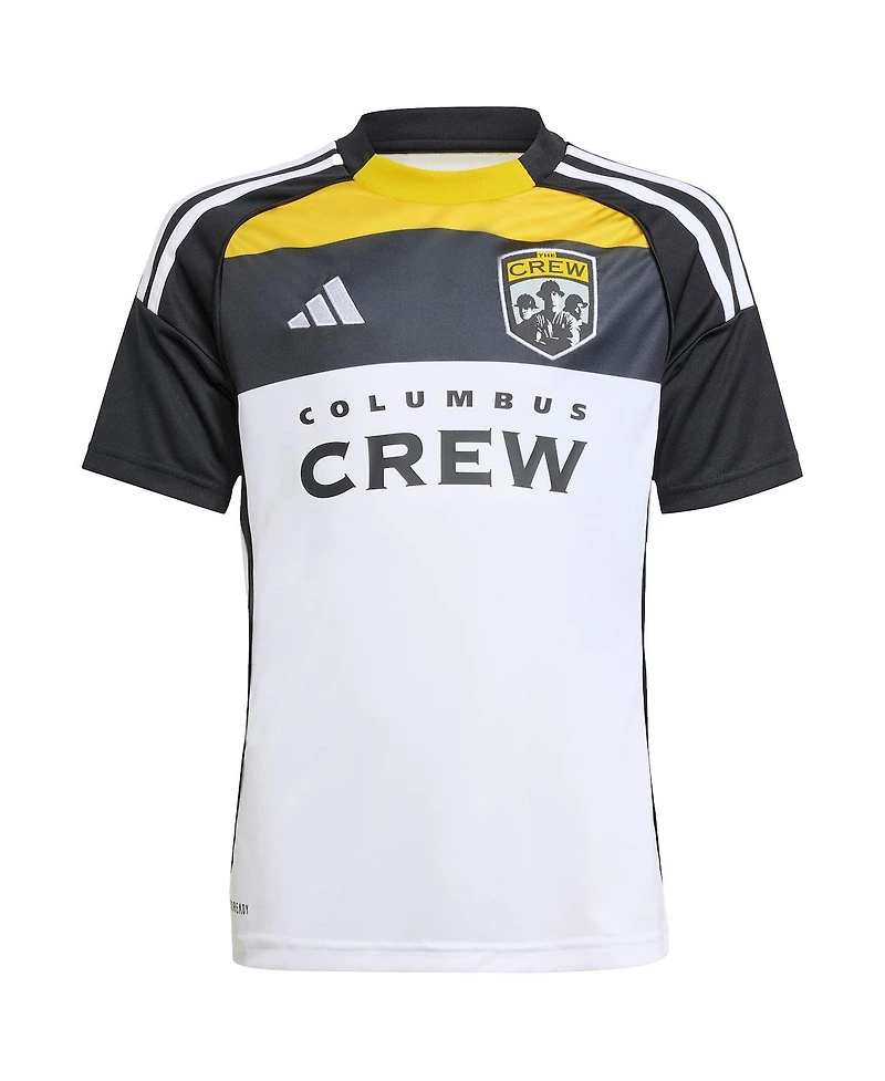 adidas Big Boys and Girls White Columbus Crew 2025 Third Replica Jersey