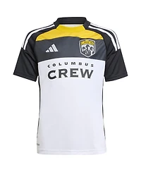 adidas Big Boys and Girls White Columbus Crew 2025 Third Replica Jersey