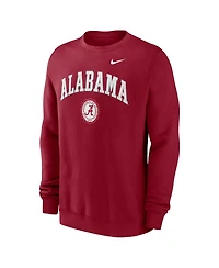 Nike Men's Crimson Alabama Tide Arched Seal Pullover Sweatshirt