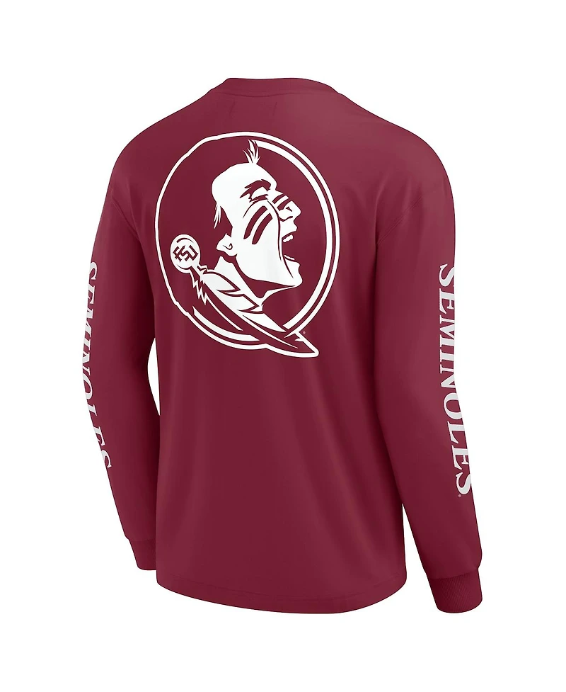Fanatics Men's Garnet Florida State Seminoles Strive Long Sleeve T-Shirt