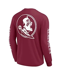 Fanatics Men's Garnet Florida State Seminoles Strive Long Sleeve T-Shirt