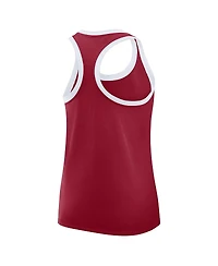 Jordan Women's Crimson Oklahoma Sooners Primetime Racerback Tri-Blend Tank Top