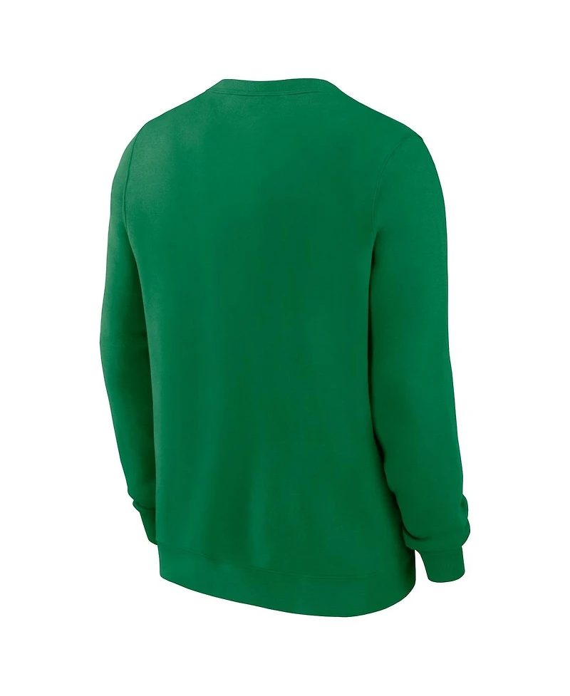 Nike Men's Kelly Green Philadelphia Eagles Swing Pass Rewind Club Pullover Sweatshirt