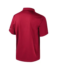 Colosseum Men's Crimson Indiana Hoosiers Strike Bowling Button-Up Shirt