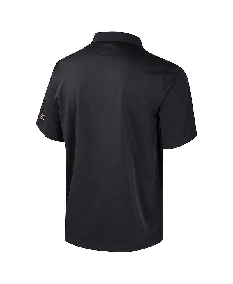 Colosseum Men's Black Army Knights Strike Bowling Button-Up Shirt