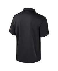 Colosseum Men's Black Army Knights Strike Bowling Button-Up Shirt