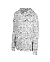 Colosseum Big Boys and Girls Black Purdue Boilermakers All-Over Print Hoodie