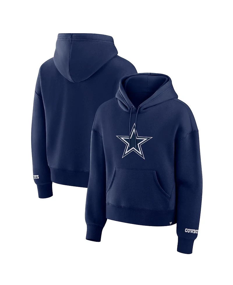 Fanatics Women's Navy Dallas Cowboys Legacy Fleece Pullover Hoodie