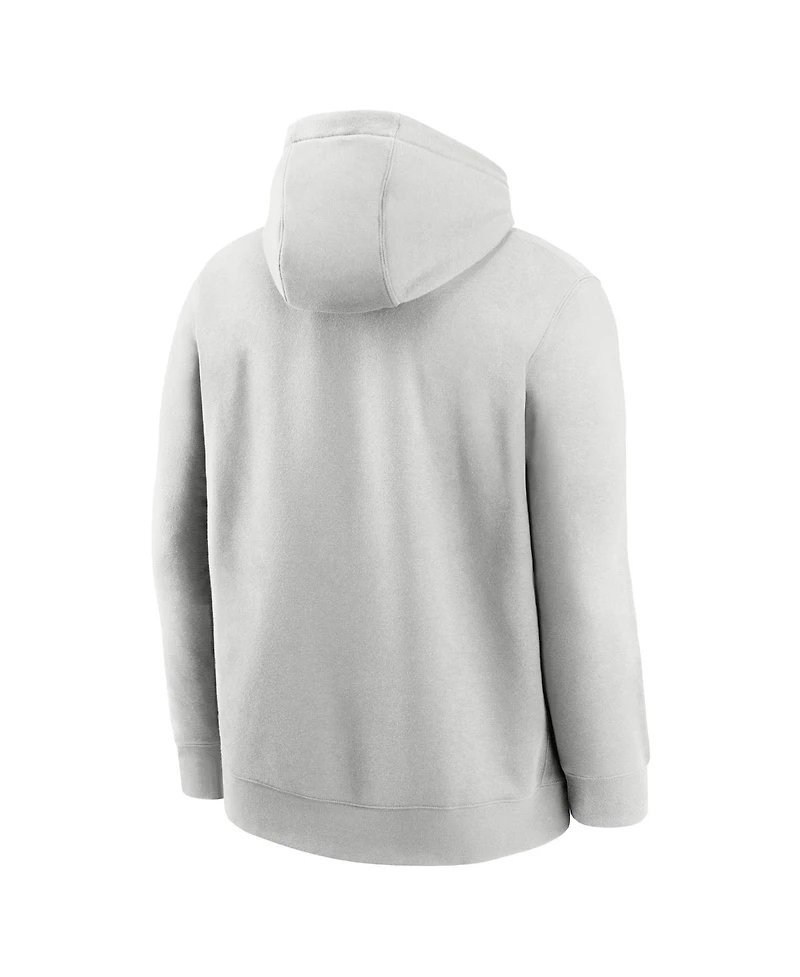 Nike Men's Gray Detroit Lions Edge Pack French Terry Club Pullover Hoodie