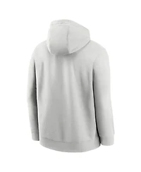 Nike Men's Gray Detroit Lions Edge Pack French Terry Club Pullover Hoodie