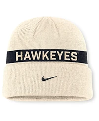 Nike Men's Natural Iowa Hawkeyes Peak Primetime Utility Cuffed Knit Hat