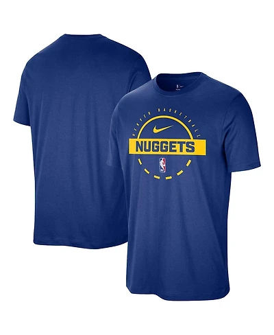 Nike Men's Blue Denver Nuggets Authentic Practice T-Shirt