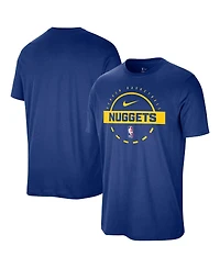 Nike Men's Blue Denver Nuggets Authentic Practice T-Shirt