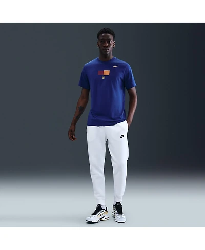 Nike Men's Blue Barcelona Flag T-Shirt