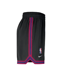 Nike Men's Black New York Knicks Authentic Practice Dna Woven Performance Shorts