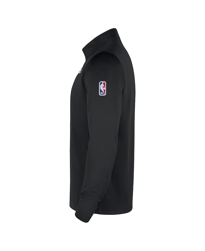 Nike Men's Black Los Angeles Lakers 2025/26 Authentic Coaches Quarter-Zip Pullover Jacket