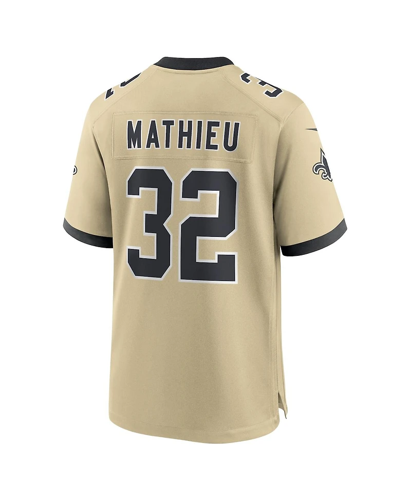 Nike Men's Tyrann Mathieu Gold New Orleans Saints Gameday Golds Alternate Game Player Jersey