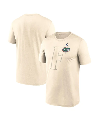 Jordan Men's Natural Florida Gators Campus Shadow Legend Performance T-Shirt