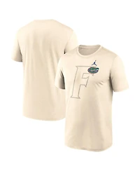 Jordan Men's Natural Florida Gators Campus Shadow Legend Performance T-Shirt
