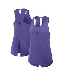 Nike Women's Purple Minnesota Vikings Glory Crisscross Performance Tank Top