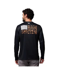 Columbia Men's Black Tennessee Volunteers Phg Terminal Shot 3-Hit Long Sleeve T-Shirt